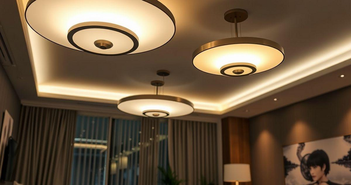 Peças para luminárias de teto que transformam sua iluminação e decoram seu ambiente